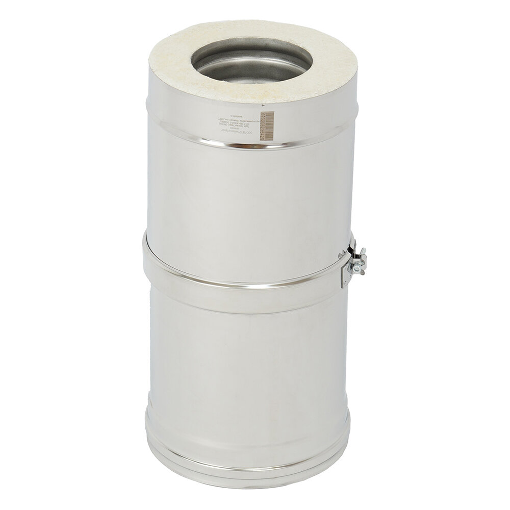 Труба телескопическая ТиС Термо L300-450 ТТТ-Р с хомутом, AISI 310/AISI 304(Ø 200/300 мм)