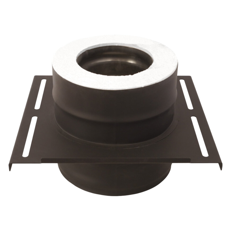 Площадка монтажная Везувий BLACK (AISI 430/1,0мм, Keralux)(Ø 150/250 мм)