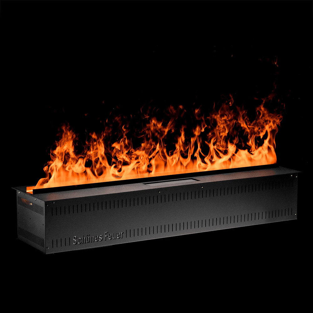 Электрический очаг Schones Feuer 3D Hot Line 2000(Цвет пламени Классический, Панель Латунная)