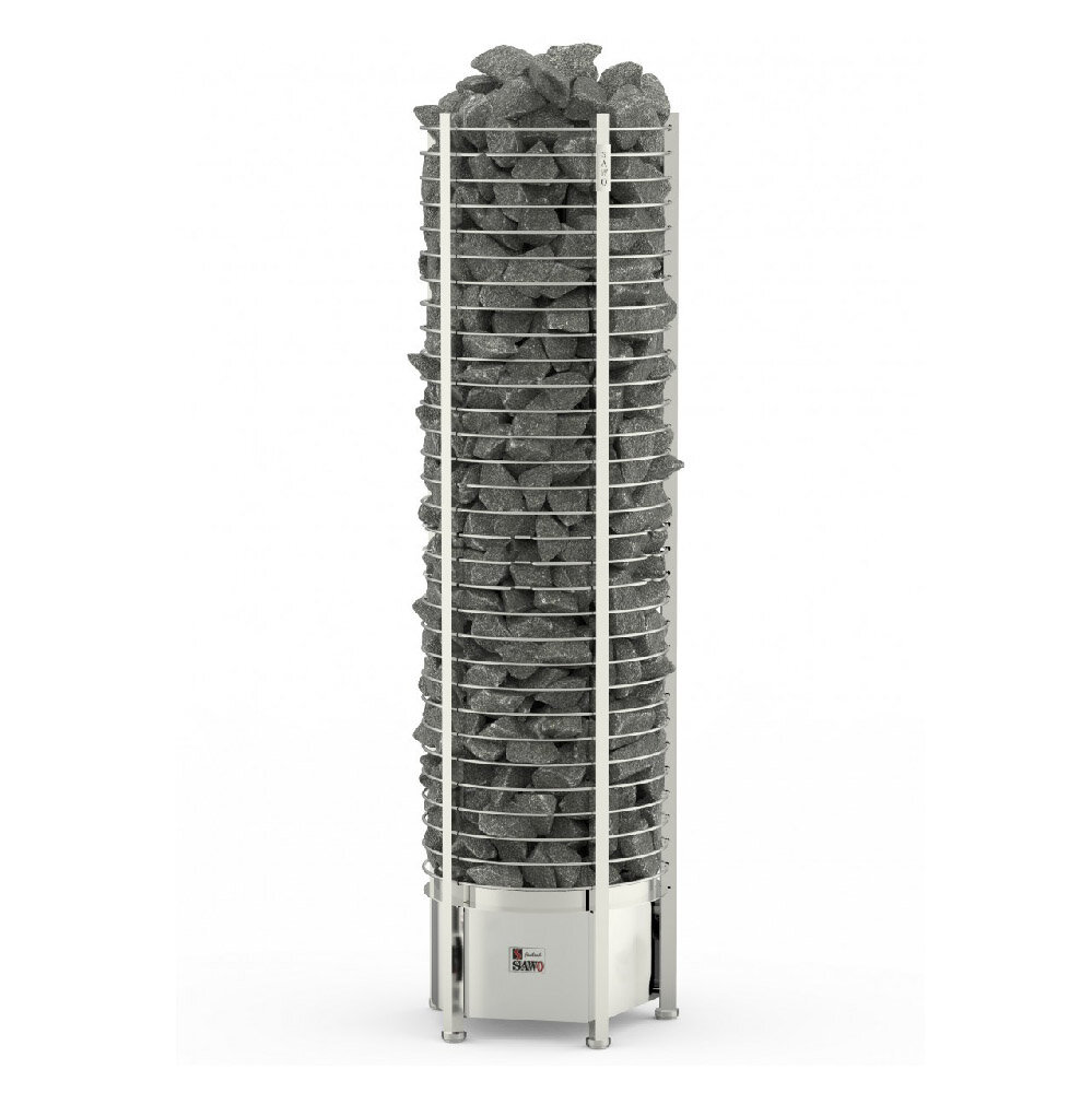 Электрическая печь для сауны Sawo Tower TH9-120NS-P (круглая)