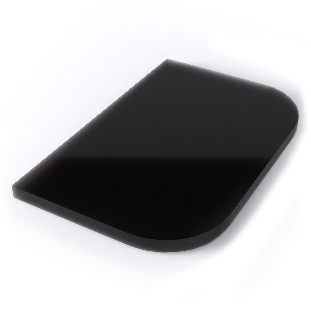 Стекло напольное LK BLACK (под печь)(600х400х8мм)