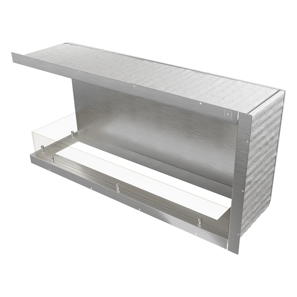 Механический угловой короб Airtone (Silver / Серебро)(Размеры 1700 мм)