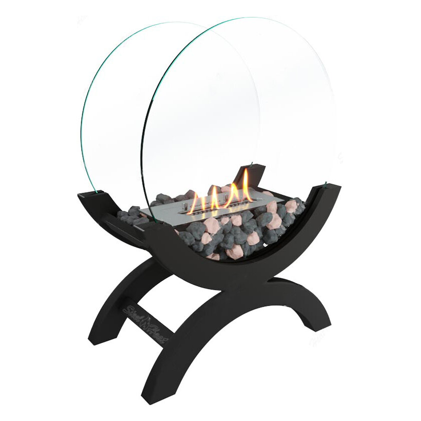 Биокамин SteelHeat WOOD 400(Коричневый)
