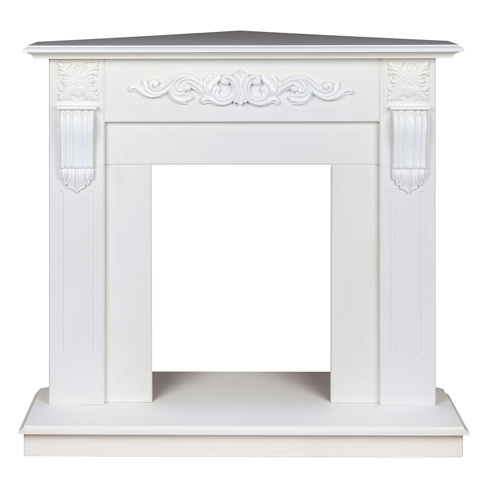 Портал RealFlame Dominica Corner STD WTM (угловой)(Белый матовый (WTM-F511))
