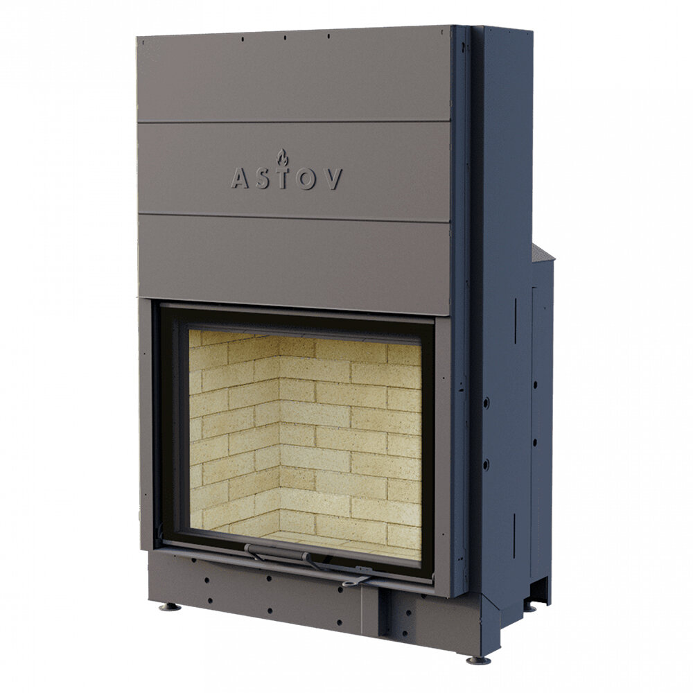 Каминная топка Astov ПС 8063 У(Футеровка темная керамика)