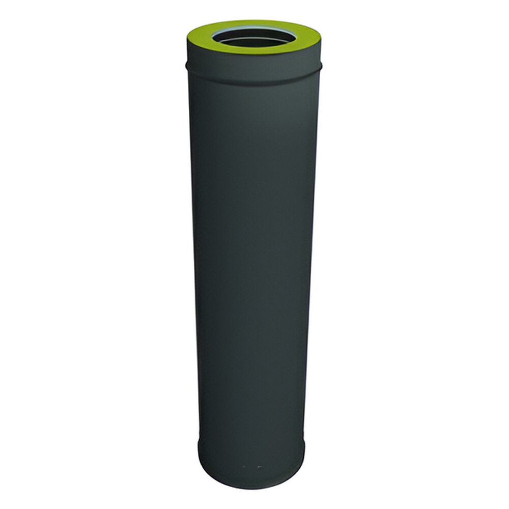 Труба Вулкан VBR50 L-500 мм (black, AISI 321/439/0,5мм)(Ø 150/250 мм)