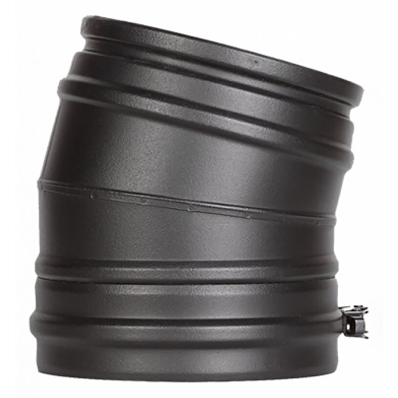 Отвод 15° Schiedel Permeter 25(Диаметр Ø 300/350 мм, Цвет Черный цвет)