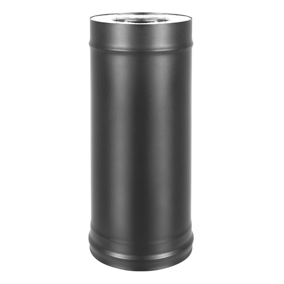 Сэндвич-труба Везувий Kerablack (AISI 430/1,0мм) L-0,25 м(Ø 115/200 мм)