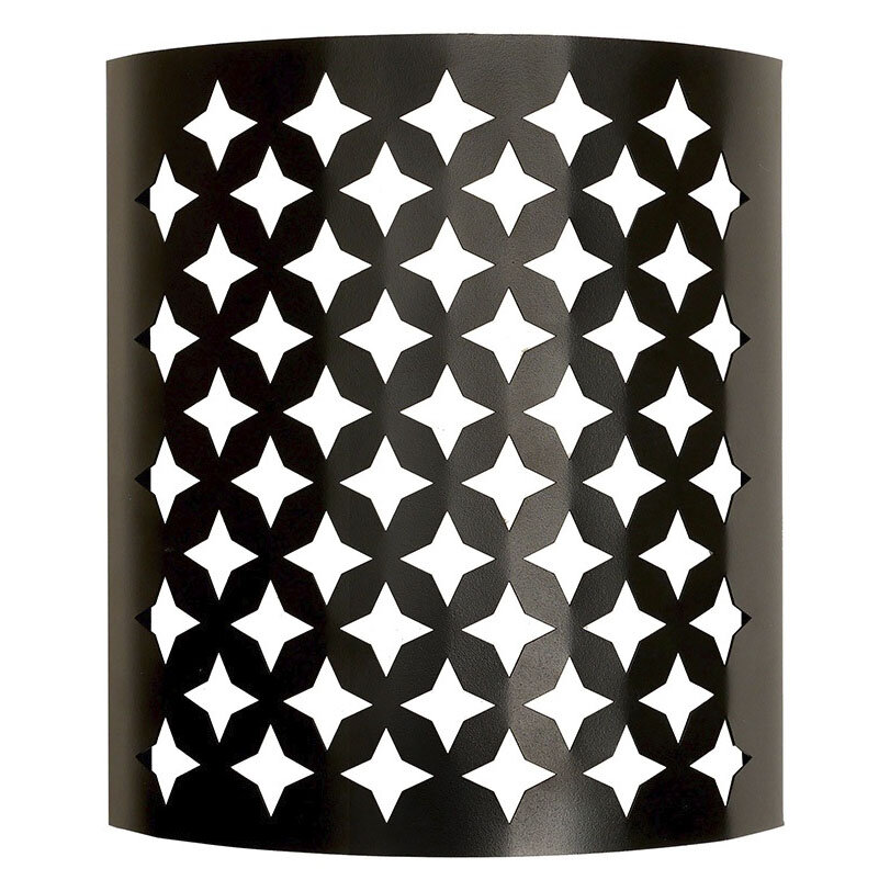 Абажур Etna (Этна) BLACK, тип 12 (AISI 430)