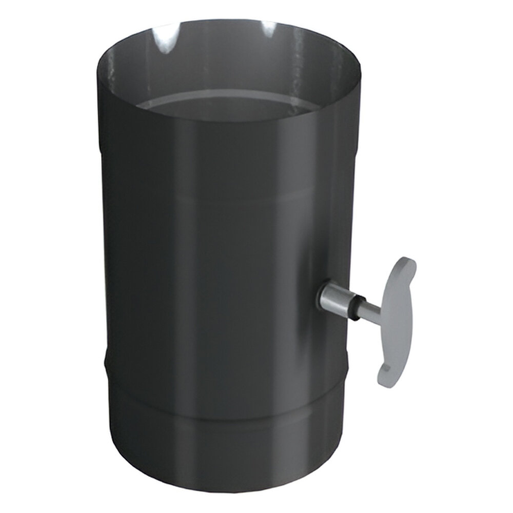Задвижка Вулкан VBR (black, AISI 439/0,8мм)(Диаметр Ø 115 мм)
