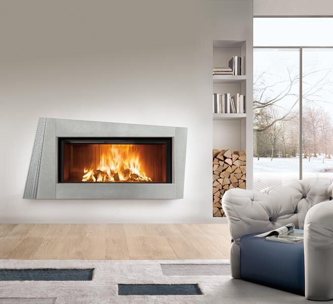 Каминная облицовка Piazzetta SALISBURGO(Цвет керамики Grigio Cerato, Для топок MA 263 / MC 90/44)