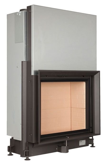 Каминная топка Brunner Stil-Kamin 62/76 К (с подъемом)(Монтажная черная рама 70 мм)