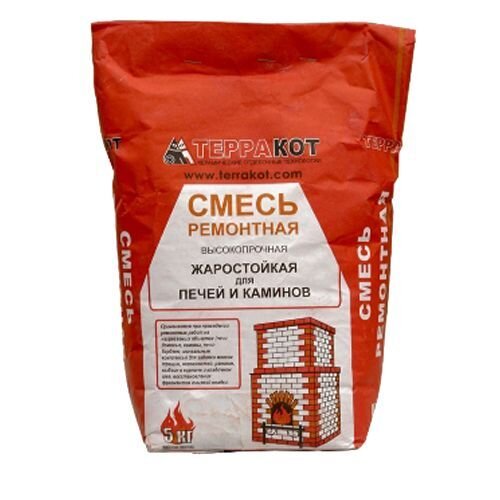 Смесь ремонтная жаростойкая 5 кг ТерраКот