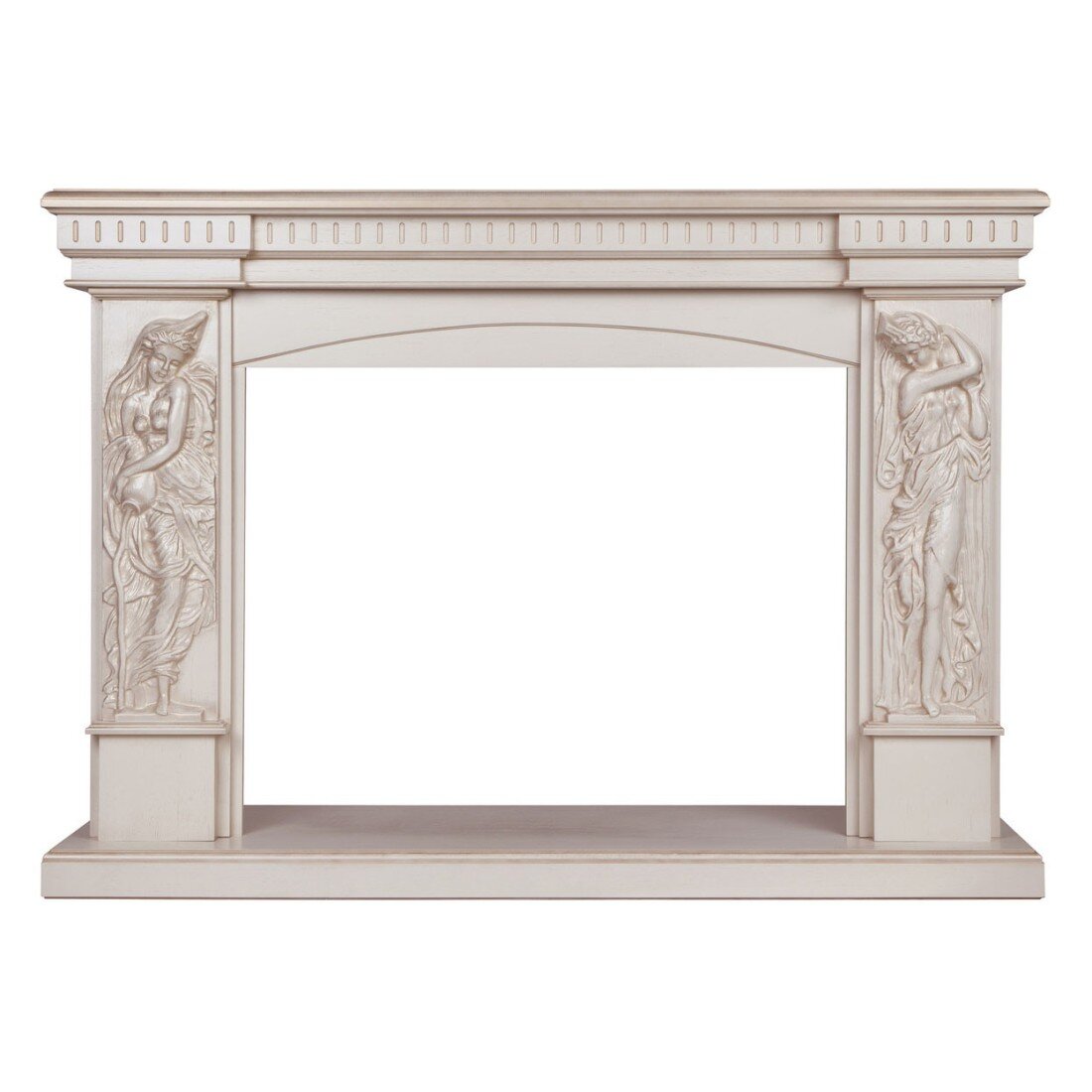 Портал RealFlame Diva 33 WT(Белый дуб с золотой патиной (WT-619G))