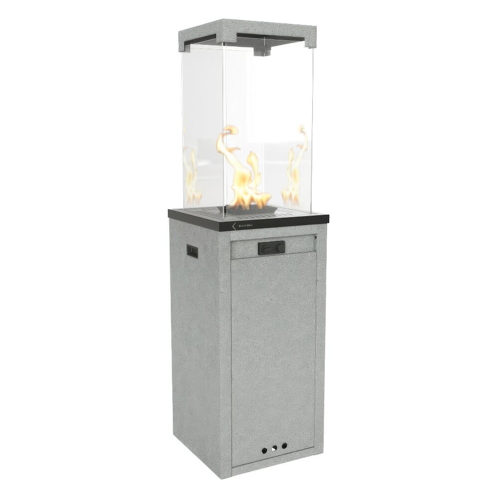 Газовый камин Kratki PATIO/LIGHT с ручным управлением(Гранит)