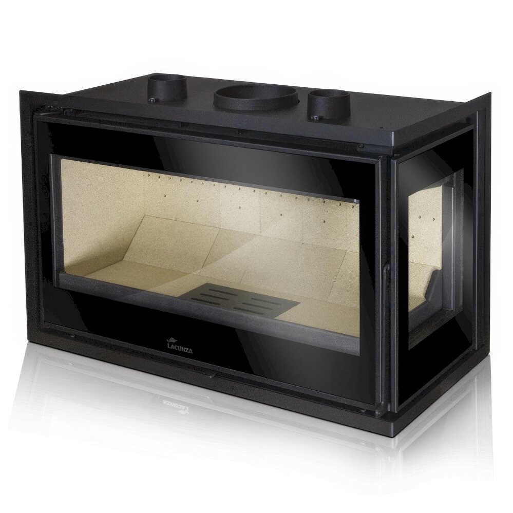 Каминная топка Lacunza Adour 800 (угловая)(CLD (правое))