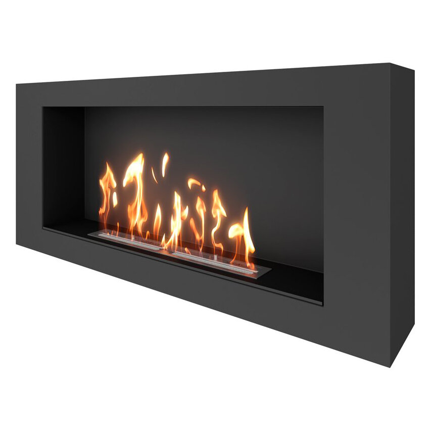 Биокамин SteelHeat WALL LONG 1200 LITE(Стекло Без стекла, Стемалит Без стемалита)
