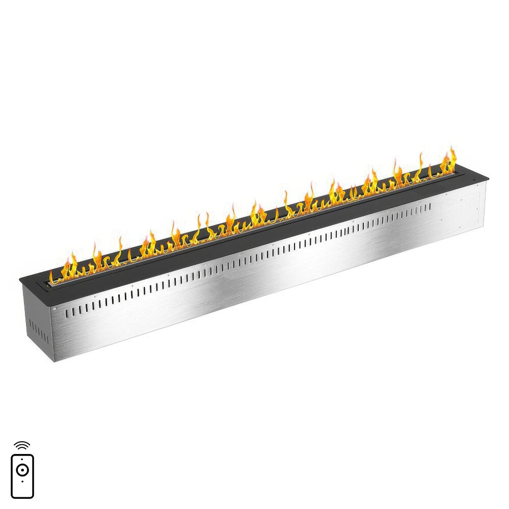 Автоматический биокамин SteelHeat AB Fire Line 1500(Черный)