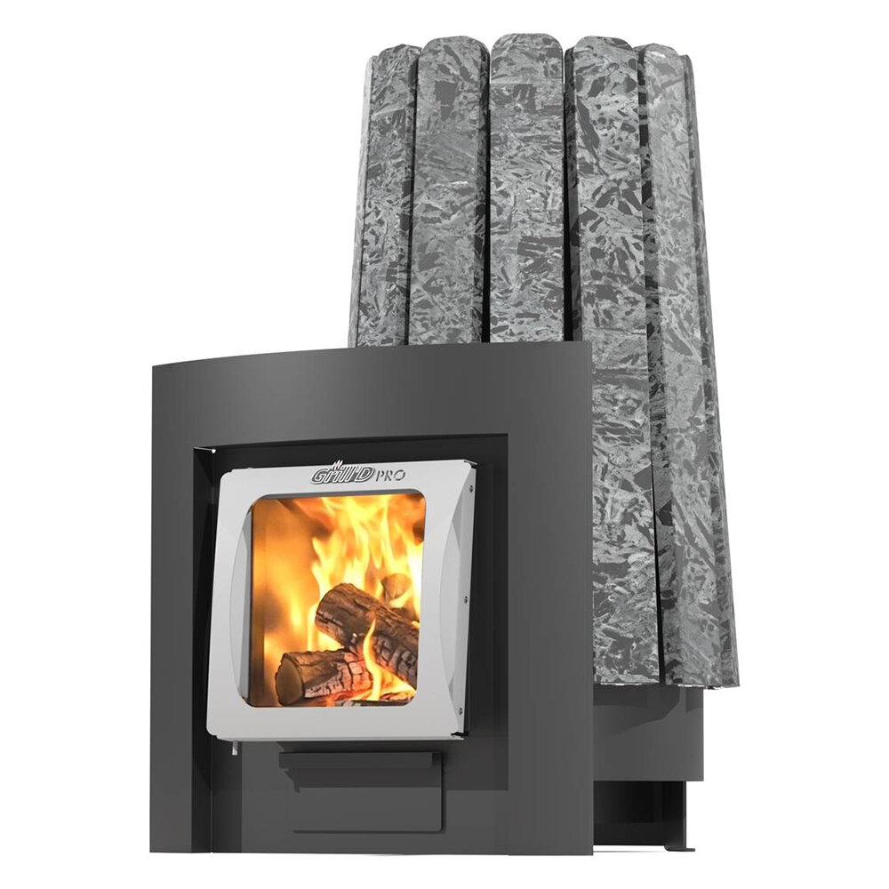 Печь для бани Grill-D Cometa Vega 240 Long Max Stone(Нержавеющая сталь (Pro))
