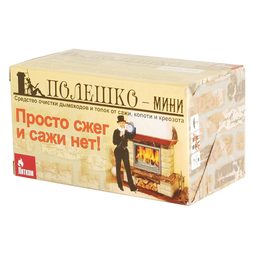 Полено чистки дымохода LK "ПОЛЕШКО" (Трубочист)(0,95 кг)