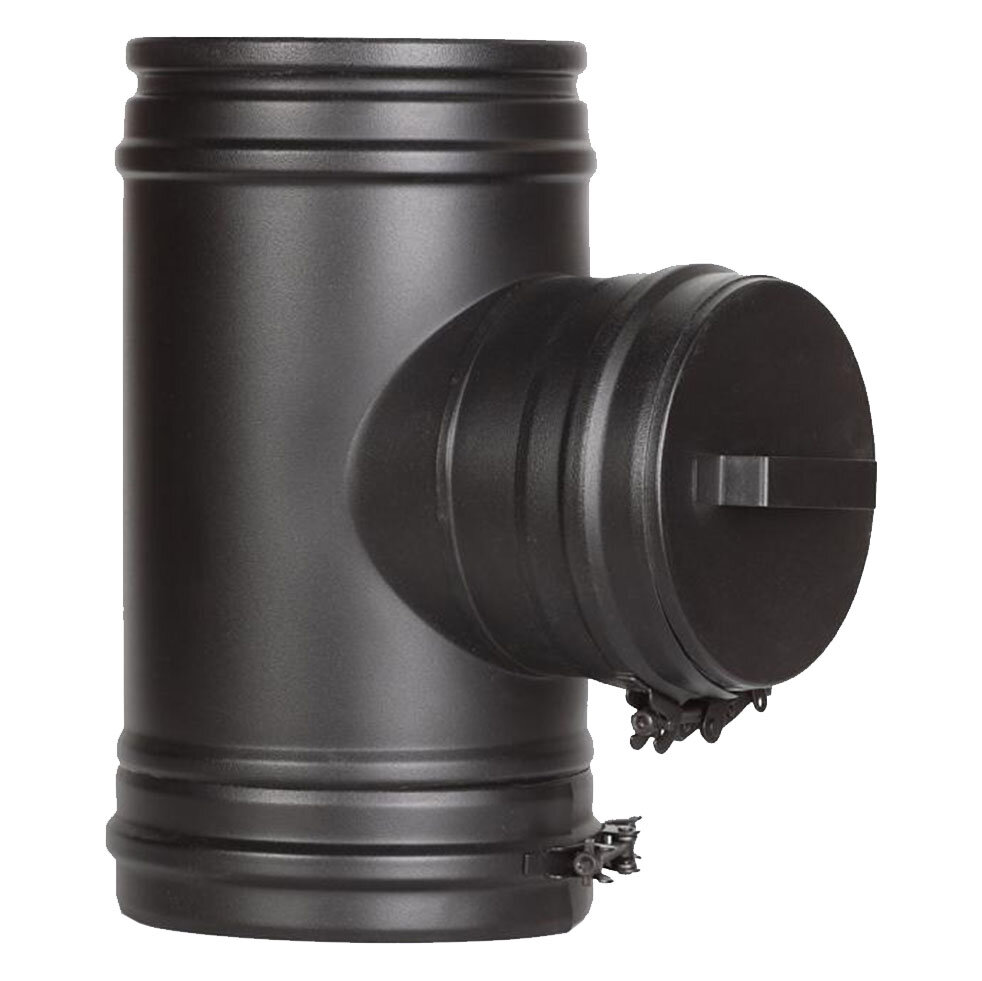 Тройник прочистки Schiedel Permeter 50(Диаметр Ø 300/400 мм, Цвет Черный цвет)