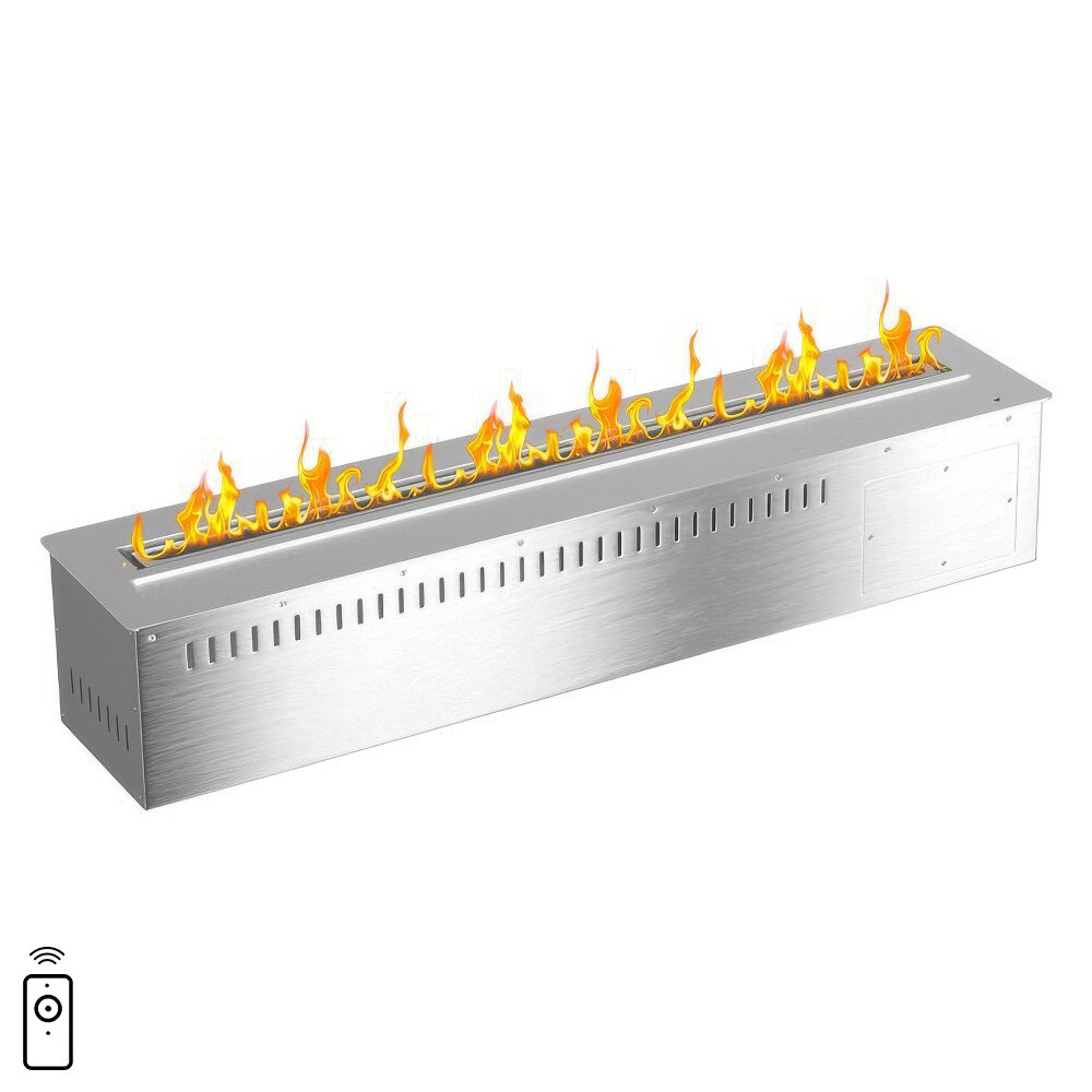 Автоматический биокамин SteelHeat AB Fire Line 900(Серебристый + Wi-Fi)