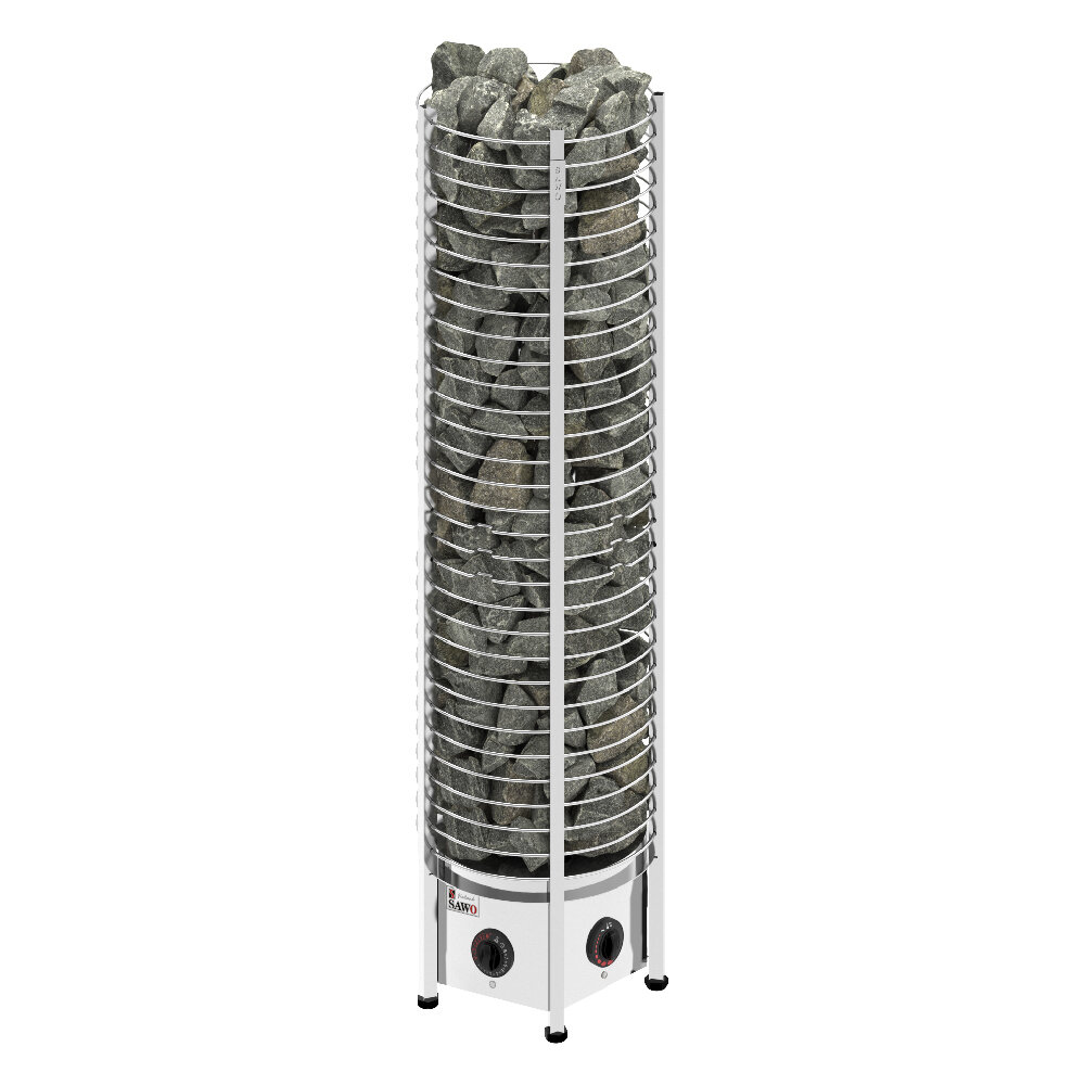Электрическая печь для сауны Sawo Tower TH5-80NB-P (круглая)