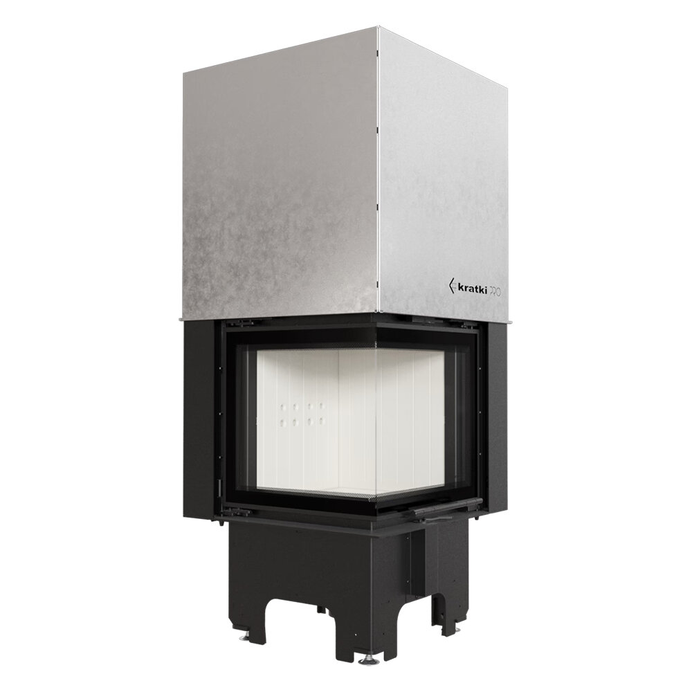 Каминная топка Kratki VNL/480/480/L(Белая футеровка)