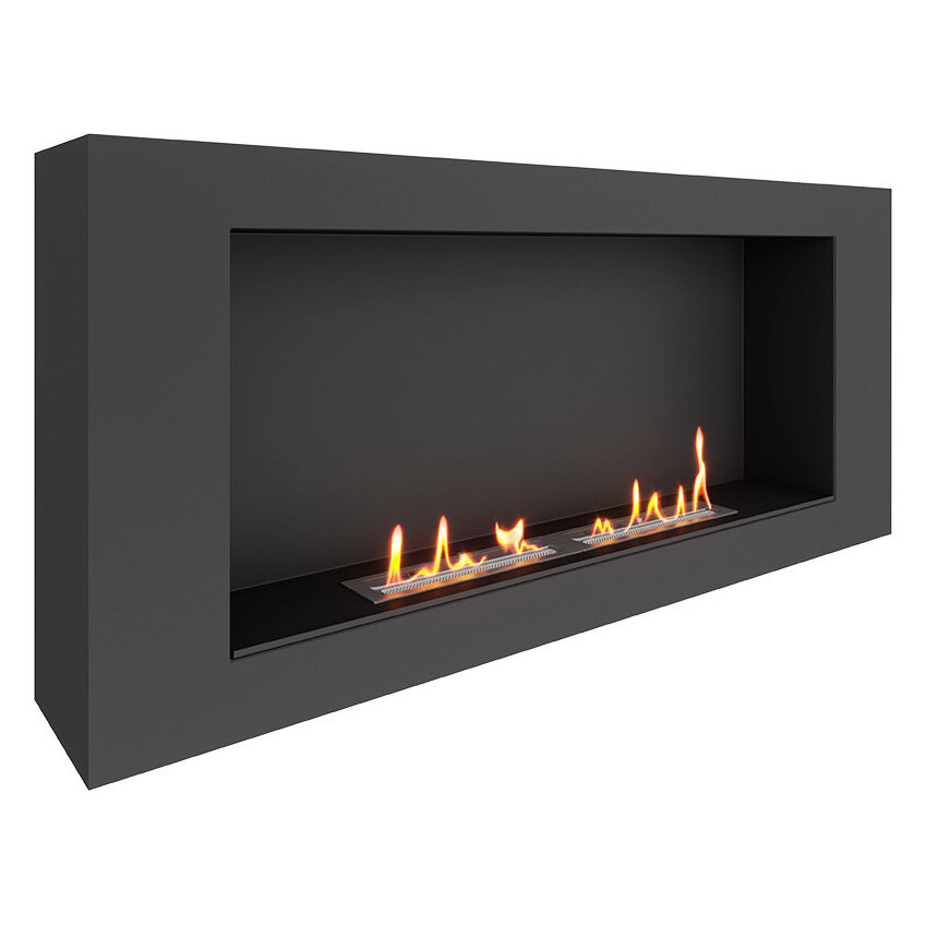 Биокамин SteelHeat WALL LONG 1200 LITE(Стекло Без стекла, Стемалит Без стемалита)