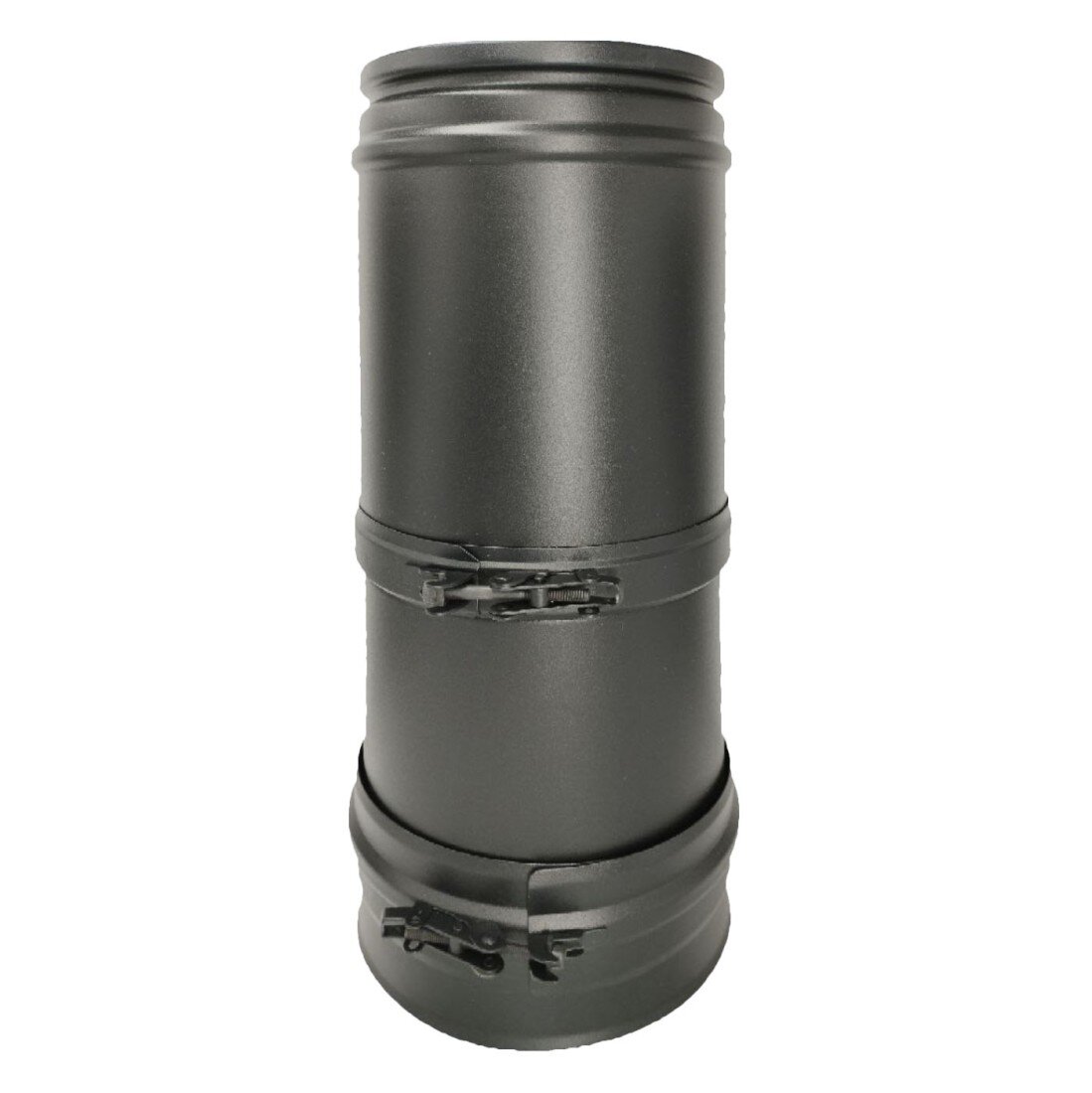 Элемент трубы раздвижной (270 - 375 мм) Schiedel Permeter Pro 25(Диаметр Ø 130/180 мм, Цвет Черный цвет)