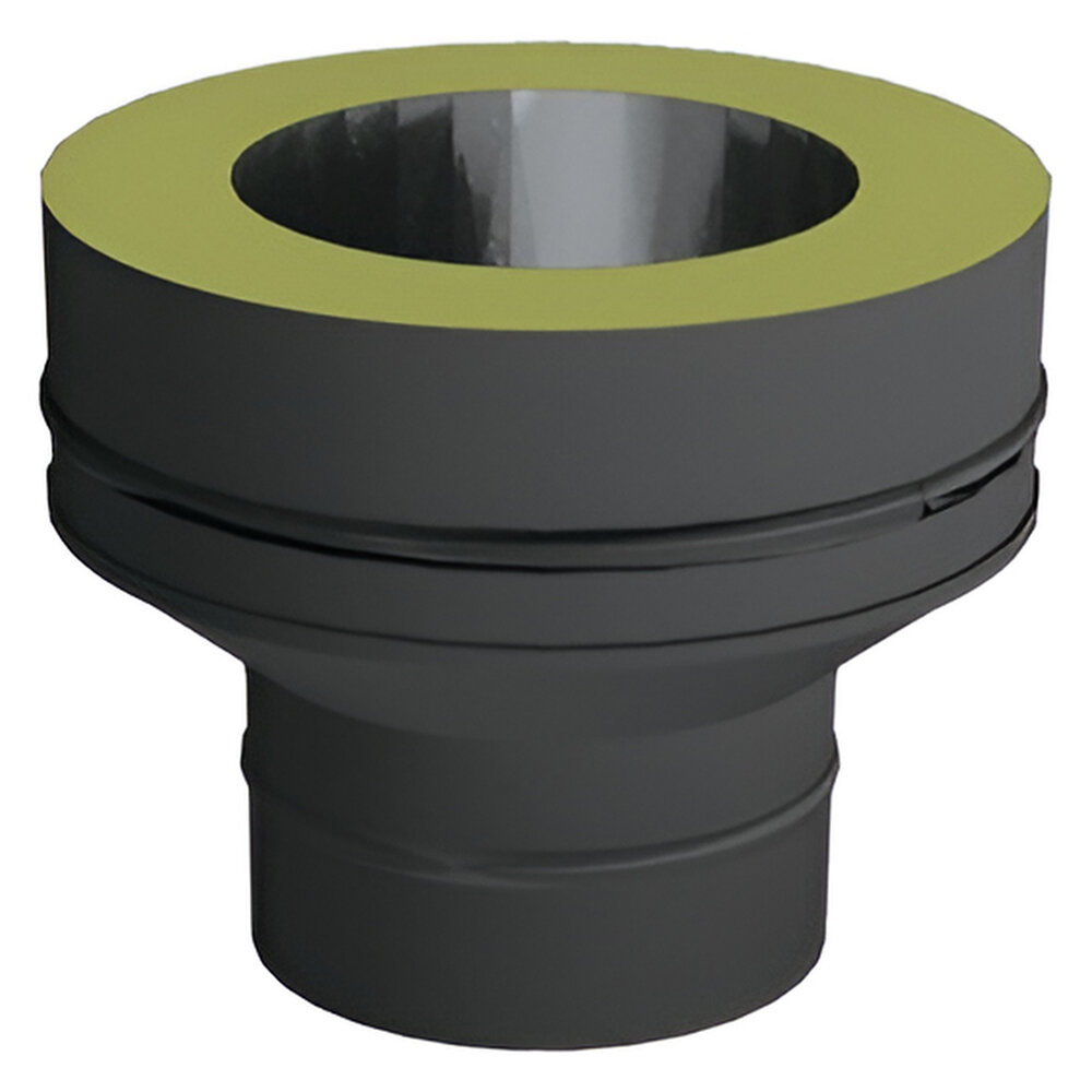 Переходник Моно-Термо Вулкан VBR50 (black, AISI 321/439/0,5мм)(Ø 115/210 мм)