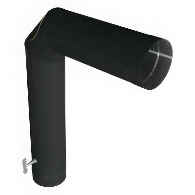 Элемент подключения Вулкан VBR (black, AISI 439/0,8 мм)(Диаметр Ø 120 мм)