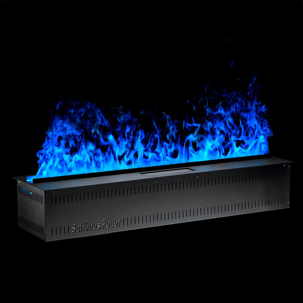 Электрический очаг Schones Feuer 3D Hot Line 1000(Цвет пламени Классический, Панель Латунная)
