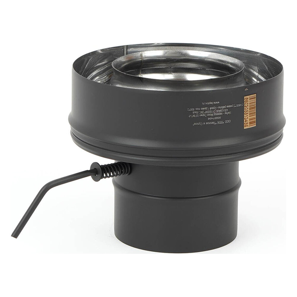Шибер-переход ТиС Моно-Термо ШПМТ-Р, AISI 430 Black(Ø 115/200 мм)
