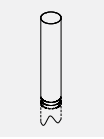 Дополнительная длина прямой трубы для камина Rocal (? 180 мм)(1980 мм)