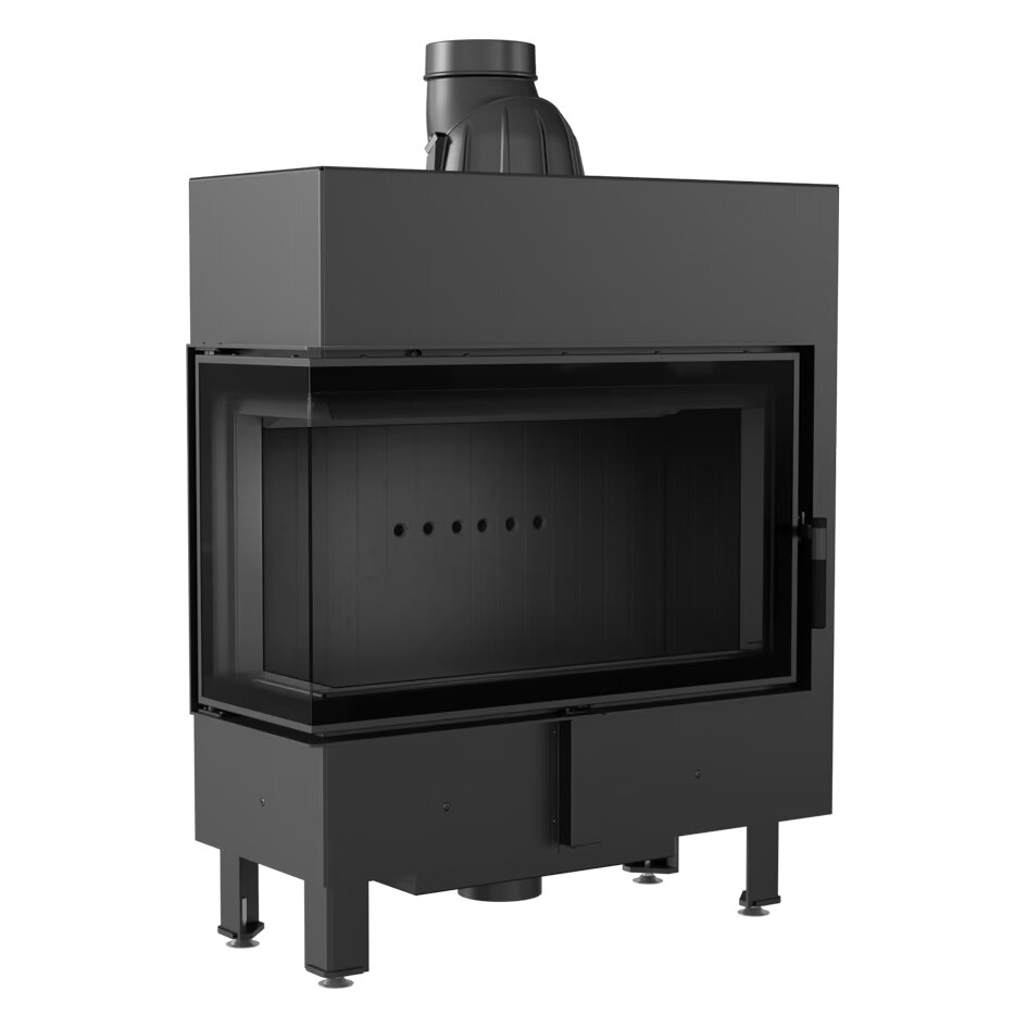 Каминная топка Kratki LUCY/14/SLIM/L/BS(Черная футеровка)
