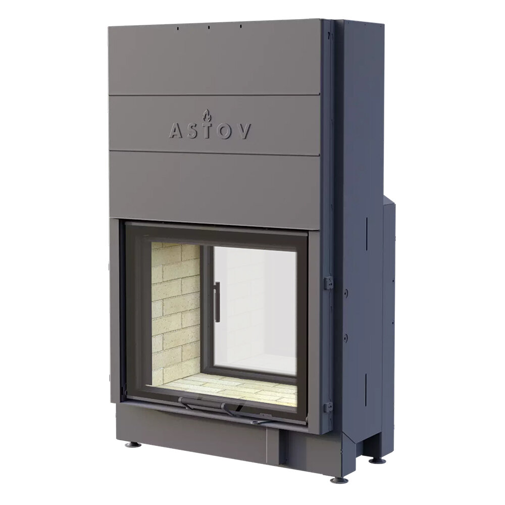 Каминная топка Astov ПТ 7363(Футеровка ШСП (широкие стальные пластины))