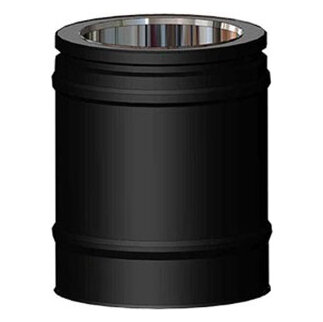 Элемент трубы ЭСТЕТ (250 мм) Schiedel Permeter 25(Диаметр Ø 130/180 мм, Цвет Чёрный цвет)