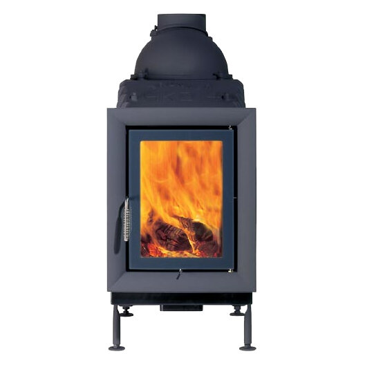 Каминная топка Brunner HKD 5.1 (плоское стекло) (Монтажная рама, нержавеющая сталь)