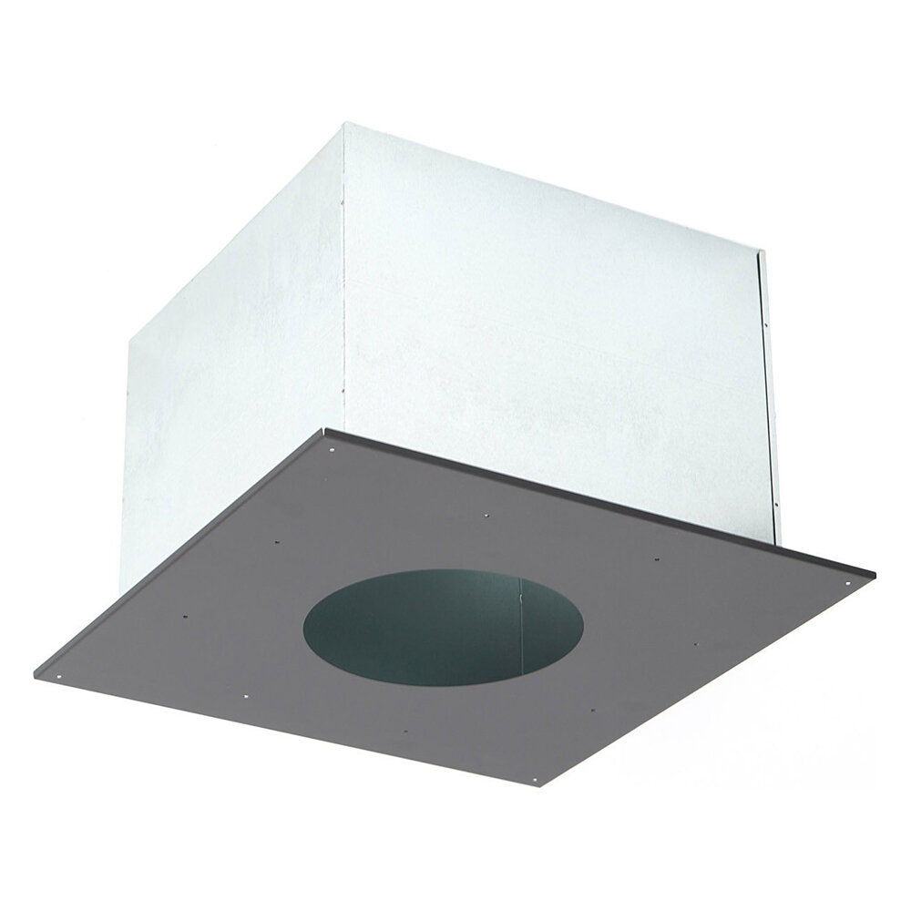 Проход перекрытия универсальный ТиС ППУ-Р, AISI 430 Black(Ø 80-120 мм, 480х480)