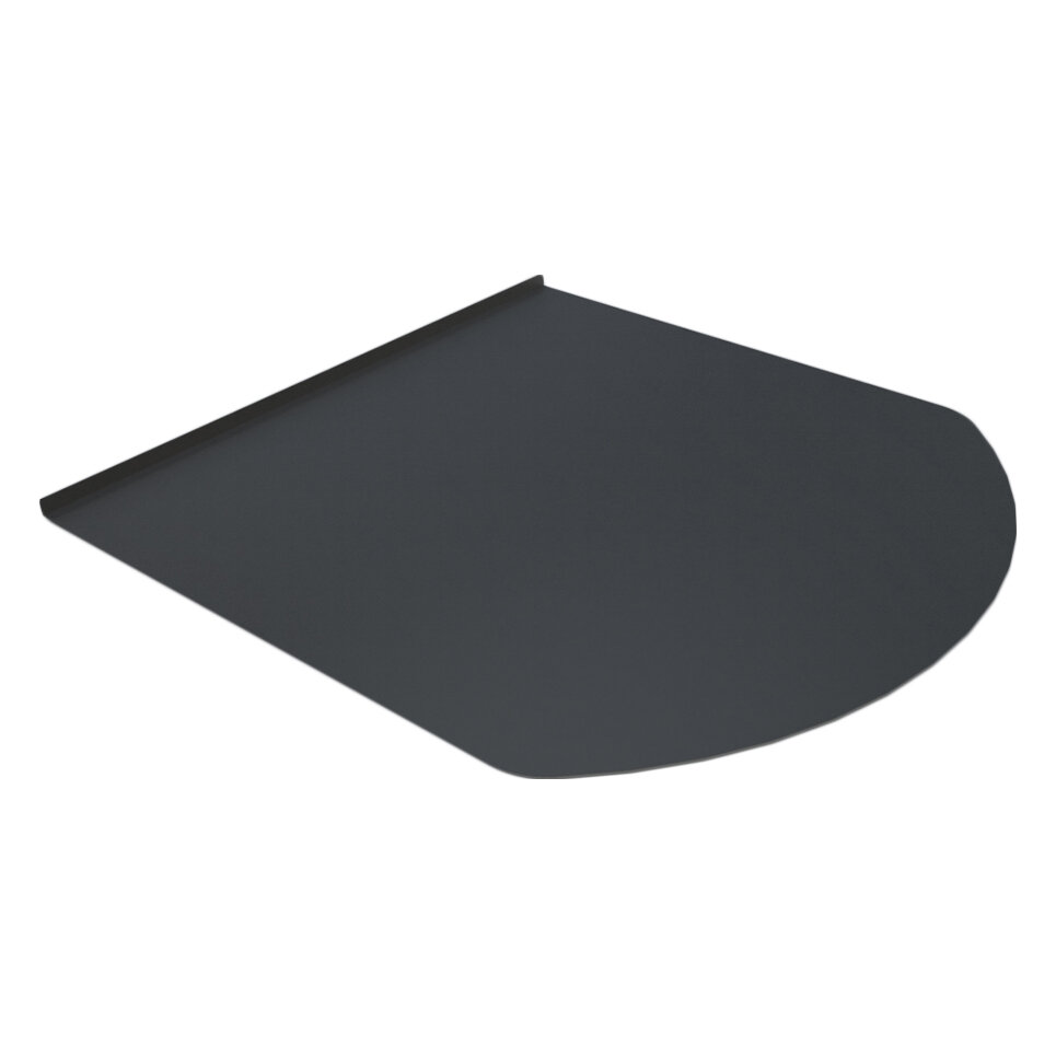 Лист предтопочный Везувий BLACK (R641)(800х980х0,5мм)