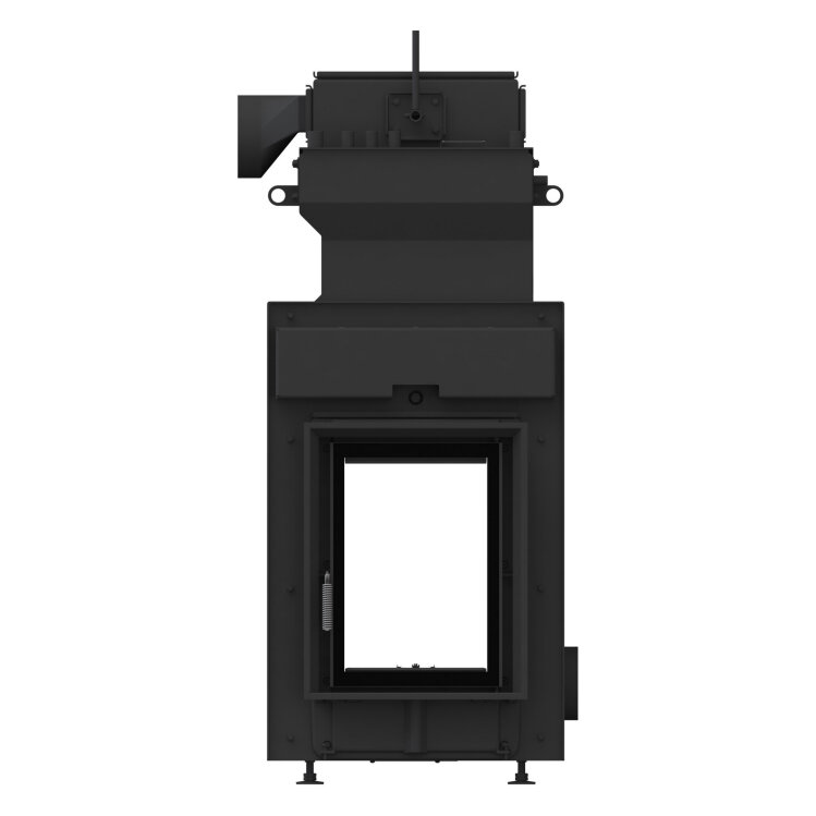 Каминная топка Brunner HKD 2.2 XL SK/h Tunnel + EAS с шибером(Декоративная рамка, черная)