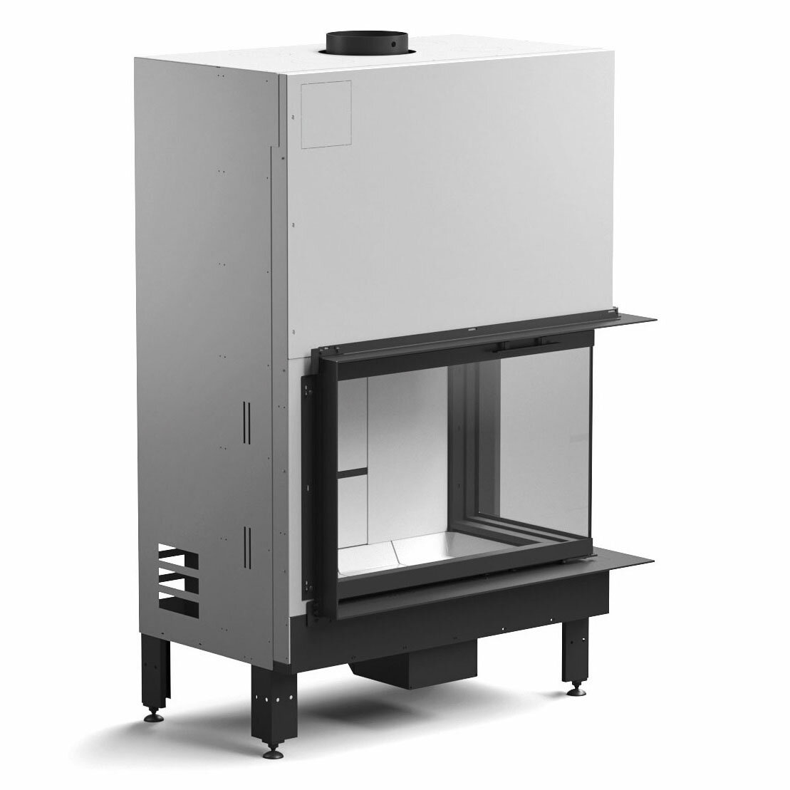 Каминная топка MCZ Plasma 95 dx/sx(sx (угловое стекло правое))