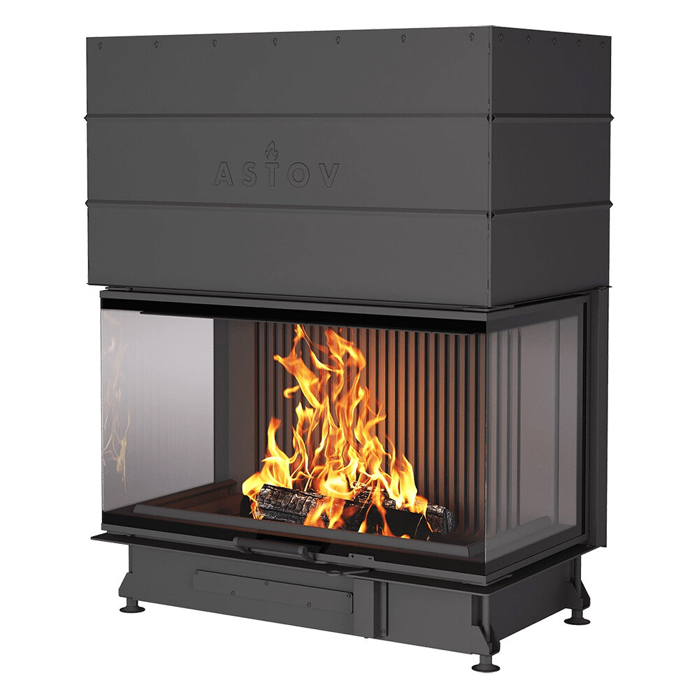 Каминная топка Astov П3С 10057(Футеровка 3D панели)