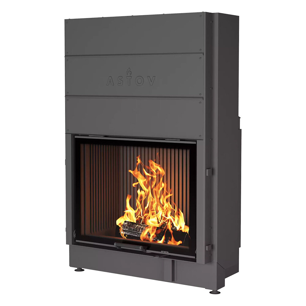 Каминная топка Astov ПС 8063(Футеровка 3D панели)