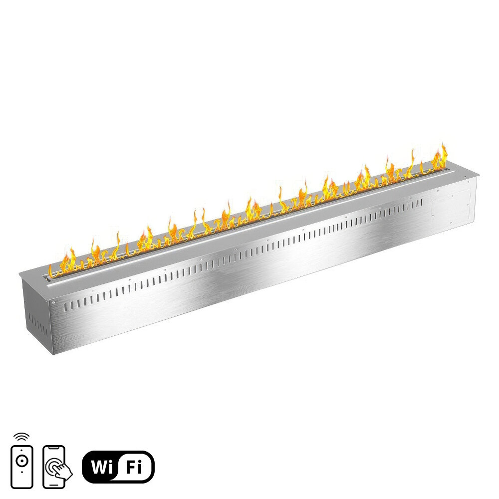 Автоматический биокамин SteelHeat AB Fire Line 1500(Серебристый + Wi-Fi)