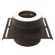 Площадка монтажная Везувий BLACK (AISI 430/1,0мм, Keralux)(Ø 200/300 мм)