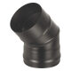 Колено Везувий BLACK (AISI 430/0,8мм) 45°(Ø 115 мм)