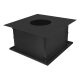 Потолочно-проходной узел ППУ Везувий BLACK (AISI 430/0,5мм)(Ø 305 мм, 600x600)