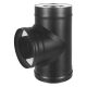 Сэндвич-тройник Везувий BLACK (AISI 430/1,0мм, Keralux)(Ø 120/200 мм)